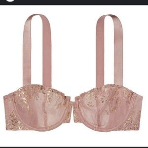 Victoria's Secret Pink and Gold Bra